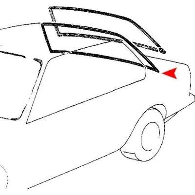 Sello ventana trasera Uro 51311913888 Foto 1 de 4