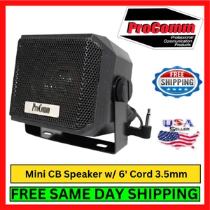 ProComm JBCSP-5 Mini CB Speaker For Ham & CB Radios 6' Cord w/ 3.5mm 2-1/4" Kit - Picture 1 of 9