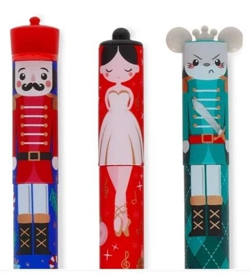 LEGAMI ERASABLE PENS 3er SET CHRISTMAS 2025*NUTCRACKER*LÖSCHBARE GELSTIFTE*OVP