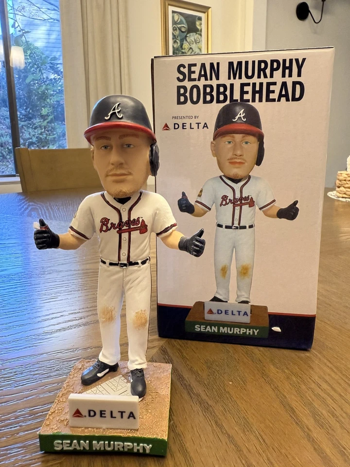 Sean Murphy Atlanta Braves Two Thumbs Up Bobblehead NIB Baseball  - Image 1 of 1