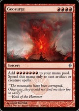 1x Geosurge NM, English MTG New Phyrexia
