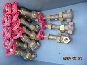 (1) Milwaukee 1151 1/4" KLASSE 150 BRONZE ABSPERRSCHIEBER GEWINDE 300 WOG KOSTENLOSER VERSAND - Bild 1 von 5