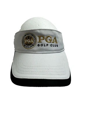 De colección Ahead PGA National Golf Club Unisex Blanco Visera OS ADJ Correa Sombrero Gorra Foto 1 de 4
