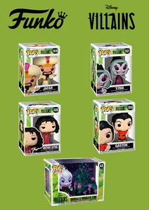 Disney Villains POP! Vinyl Figures single or complete pack PREORDER - Imagen 1 de 7