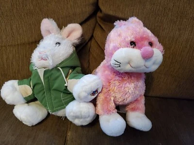 Ganz Webkinz white Rabbit HM078 bunny Plush  animals Easter Bunny lot - Image 1 of 4