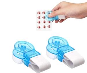 Portable Pill Taker Remover, 2pcs Blister Pack Opener Popper Assistance Tool - Picture 1 of 9
