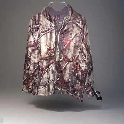 Huntworth Hunting Full Zip Jacket OakTree EVO Camp 3 Zip Pockets Size L EUC - Image 1 of 4