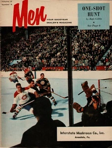 1956 MEN Goodyear Dealers Magazine Hockey NHL Montreal Canadiens Boston Bruins - Picture 1 of 7