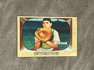 1955 Bowman Hobie Landrith #50 NM Cincinnati Redlegs Vintage! - Picture 1 of 2
