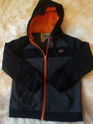 Chaqueta Lee Niño Talla 6(L) Algodón 100% Negro/Naranja Usada ¡Buen Estado! Foto 1 de 4