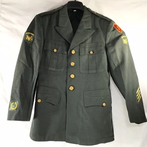 Vintage US ARMY Green Winter JACKET 25th INFANTRY DIVISION PATCH 38S - Picture 1 of 12