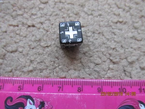 Q TALLER ALEMANIA SEGUNDA GUERRA MUNDIAL BATALLA BLANCO Y NEGRO 11MM D6 DADOS ALEMÁN 1 troquel - Imagen 1 de 2