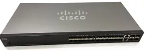 Cisco SG350-28SFP 28-Port Gigabit Managed SFP Switch C/W Accessories - Picture 1 of 2
