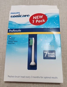 PHILLIPS SONICARE 7 PACK WHITE BRUSH HEADS FITS MULTI UNITS - Picture 1 of 5