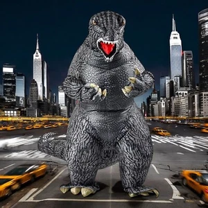 Inflatable Godzilla Boy's One Size Halloween Costume 2024 - Picture 1 of 9