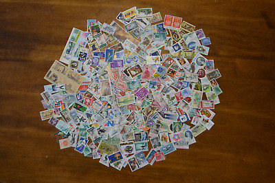 300 U.s. Postage Stamps Collection Lot, Used, Unused, Some Duplicates. • 0.99$