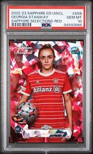 Topps Women’s Sapphire, Georgia Stanway, Red Sapphire Selections 2/5, PSA 10