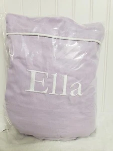 New Pottery Barn Kids “Ella” Lavender white piping Anywhere Chair Slipcover Reg - Picture 1 of 4