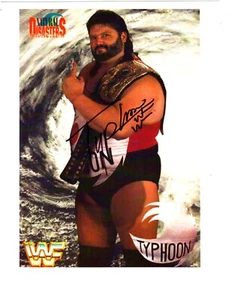 TYPHOON WWE Wrestling 8 X 10 AUTOGRAPH PHOTO - Picture 1 of 1