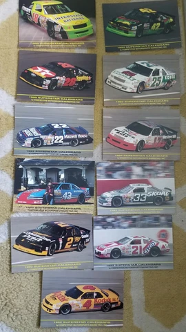 NASCAR 1992 Postcards - Your Choice Cover