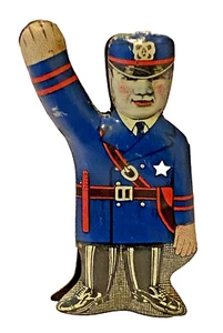 Cracker Jack Tin Toy Prize Premium Policeman - Picture 1 of 5