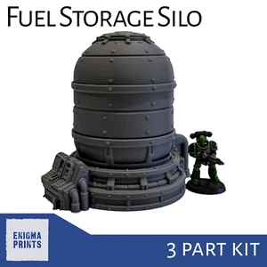 Kraftstofflagersilo - 28 mm 3D-gedrucktes Imperial Terrain für Tabletop Wargaming - Bild 1 von 4