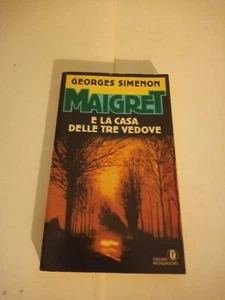 MAIGRET E LA CASA DELLE TRE VEDOVE GEORGES SIMENON 1989 MONDADORI - Picture 1 of 2