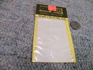 CDS Dry Transfer decals HO HO-80 Pacific Great Eastern PGE 40' steel box   F190 - Picture 1 of 1