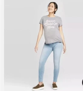 Jeggings con panel lateral de maternidad lavado claro Isabel Maternity de Ingrid Isabel, 27/04 - Imagen 1 de 4