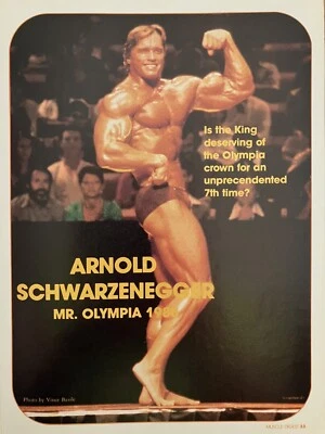 Muscle Digest Apr 1981- Arnold Schwarzenegger Wins 1980 Mr. Olympia - Super-Rare - Image 1 of 4