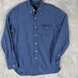 Polo Ralph Lauren Indigo Oxford Langarm Button Down Hemd. Gr. M blau - Bild 1 von 5