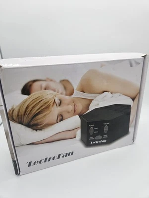 LECTROFAN ASM1007 White Noise Machine BLACK Open Box *4 AVAIL* - Image 1 of 3
