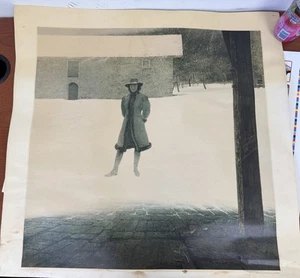 ANDREW WYETH Vintage Collotype Print   "OUTPOST" 27X 26 Unframed NY Graphic Soc. - Picture 1 of 2