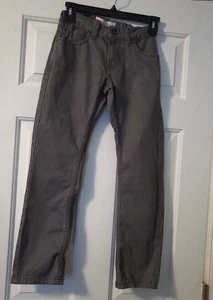 Levi's 511 Girls Gray Slim Jeans With Adjustable Waistband 10 Reg (W25, L25) - Picture 1 of 9