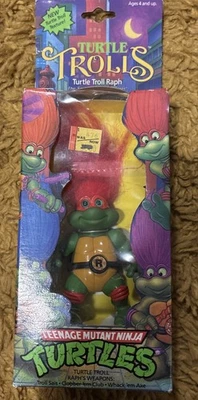 1993 TMNT Troll Raphael Action Figure Playmates Vintage - Image 1 of 4