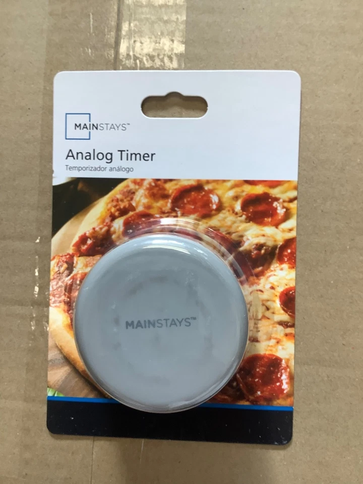 Mainstays Metal Bell Kitchen Cooking Timer 60-Minute Analog Mechanical Alarm - Image 1 of 1