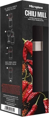 Microplane macina peperoncino secco, lama in acciaio 18/10 qualità professionale - Immagine 1 di 4