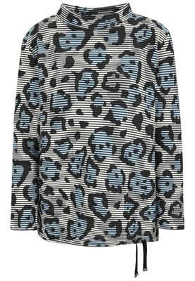 DORIS STREICH Shrit Pulli LEO PRINT aus Wirkware -  Gr. 52 -NEUE KOLLEKTION !! - Bild 1 von 3