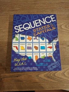 Sequence States & Capitals Board Game COMPLETE 2006 Jax Games - Picture 1 of 5