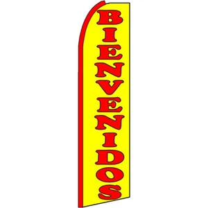 Bienvenidos 2 1/2 ft X 11 1/2 ft Windless Flag - Picture 1 of 1