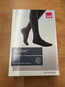 Medical Compression Stockings Medi Microtec20 Long Knee High Class 2 Size L H - Picture 1 of 3