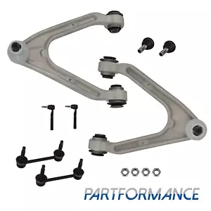 For 2006-2010 Hummer H3 H3T Front Control Arm Ball Joint Sway Bar Tie Rod 8pcs - Picture 1 of 12