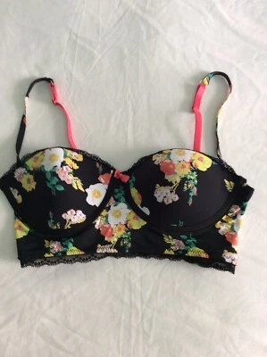 Sujetador mini corsé floral Eloise para Anthropologie talla 34 C Foto 1 de 4