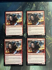 4_ELECTROSTATIC INFANTRY, MTG Dominaria United, NM/Never Played_Set - Picture 1 of 2