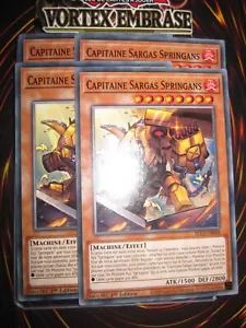 YU-GI-OH! CAPITAINE SARGAS SPRINGANS PLAYSET (LOT DE 4) BLVO-FR009 EDITION 1 FR - Bild 1 von 1