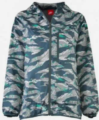 NIKE TRAIL RUNNING JACKET PACKABLE CAMOFLAUGE WINDBREAKER WOMENS XS NEW WITH TAG - Image 1 of 4