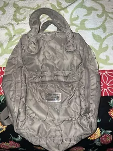 Marc Jacobs Quilted Nylon Knapsack Backpack, M3PE067, Color: Qartz Grey - Picture 1 of 5