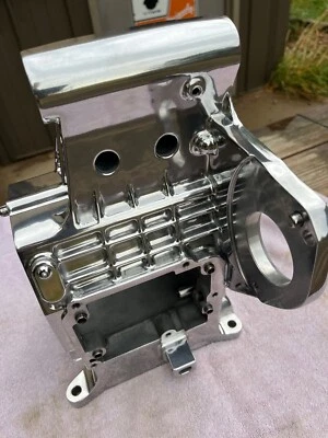 Harley Softail Fat Boy Show caja de transmisión pulida 2000-2006 34707-00 Foto 1 de 4