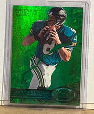Mark Brunell 1997 Skybox Metal Universe GREEN Precious Metal Gems #8/150 1/1 SP