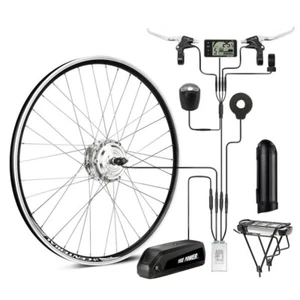 Kit de conversión de bicicleta eléctrica 28 pulgadas rueda delantera 36V 250W motor delantero & 10AH/13AH/15AH/17AH batería - Imagen 1 de 50